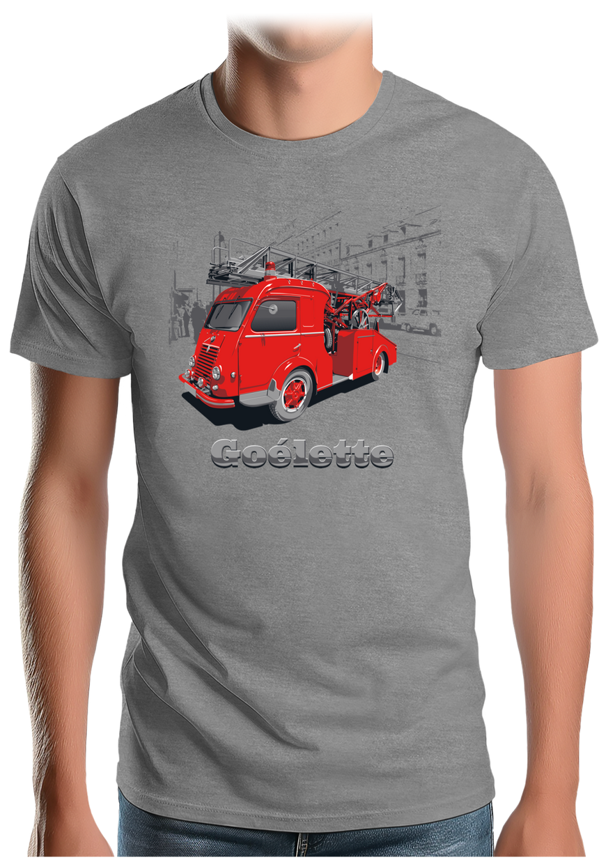T-Shirt Homme Camion de pompier Goélette