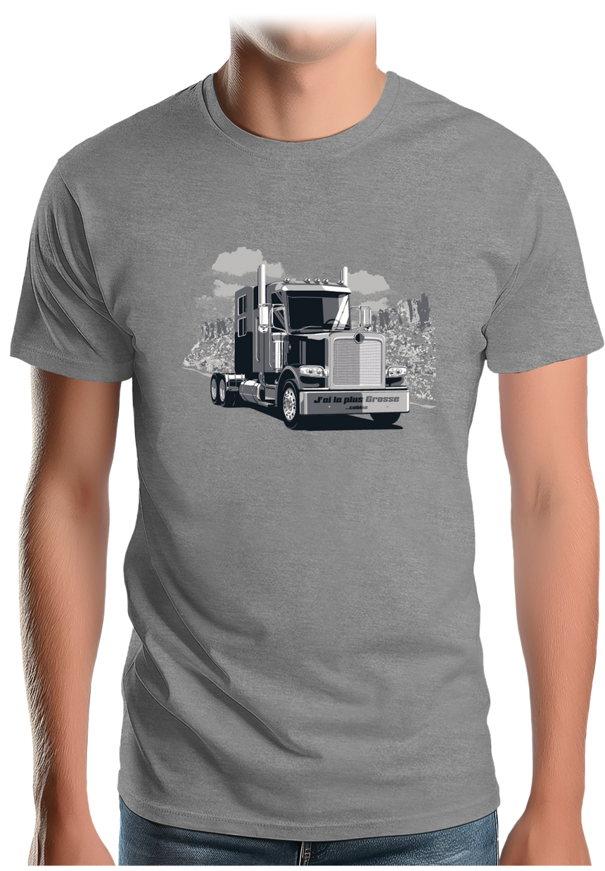 T-Shirt Homme La plus grosse cabine de camion