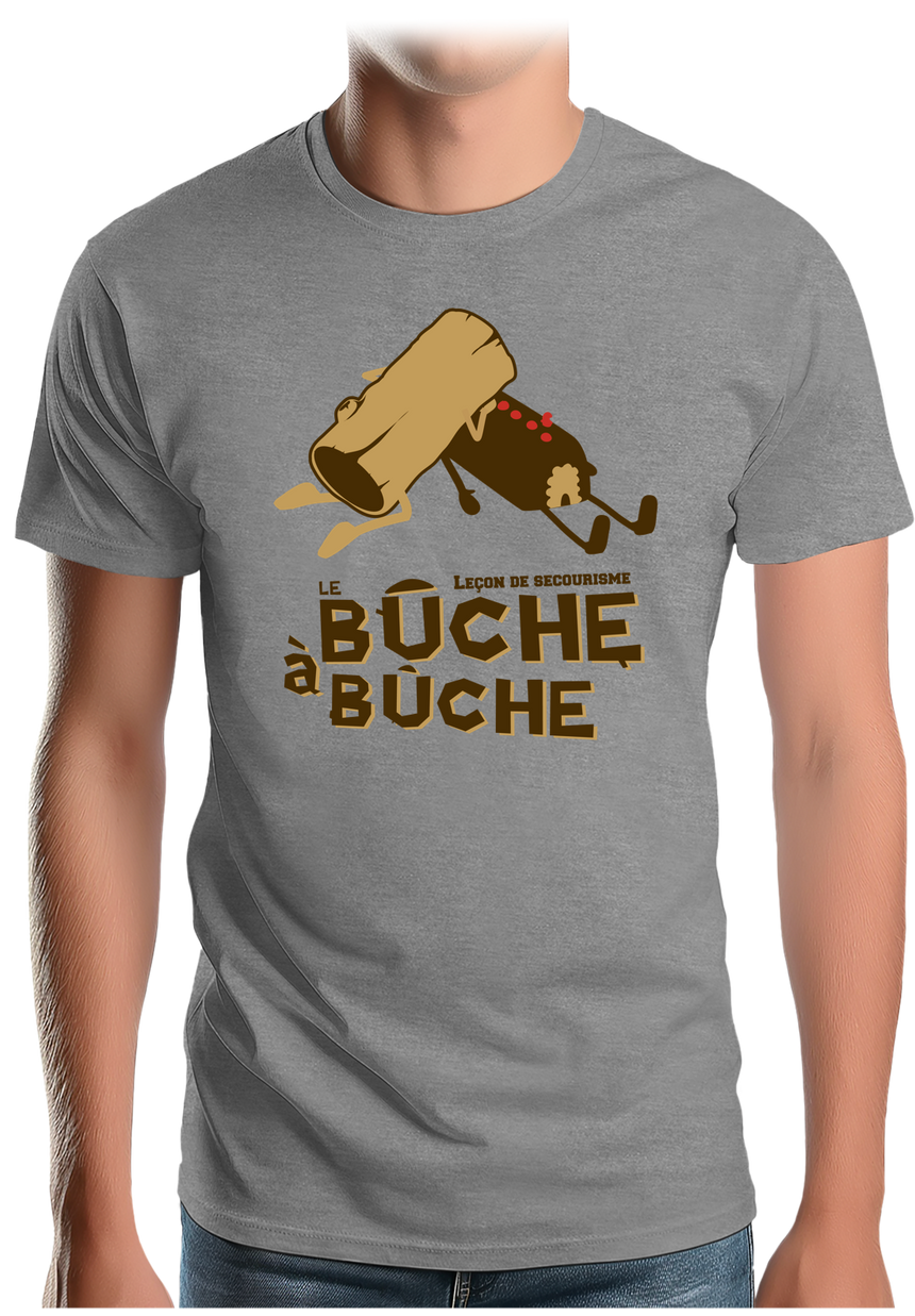 T-Shirt Homme Le Bûche à Bûche