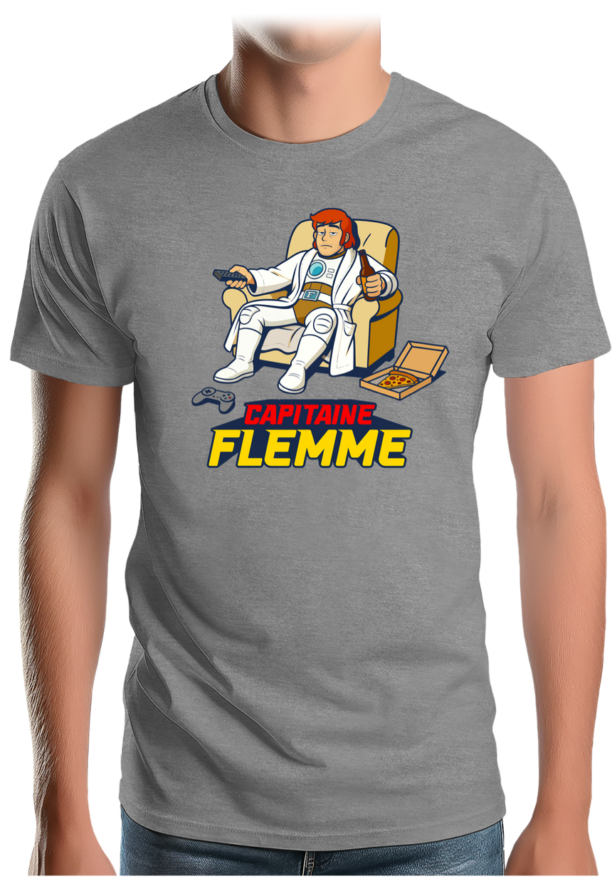 T-Shirt Homme Capitaine Flemme