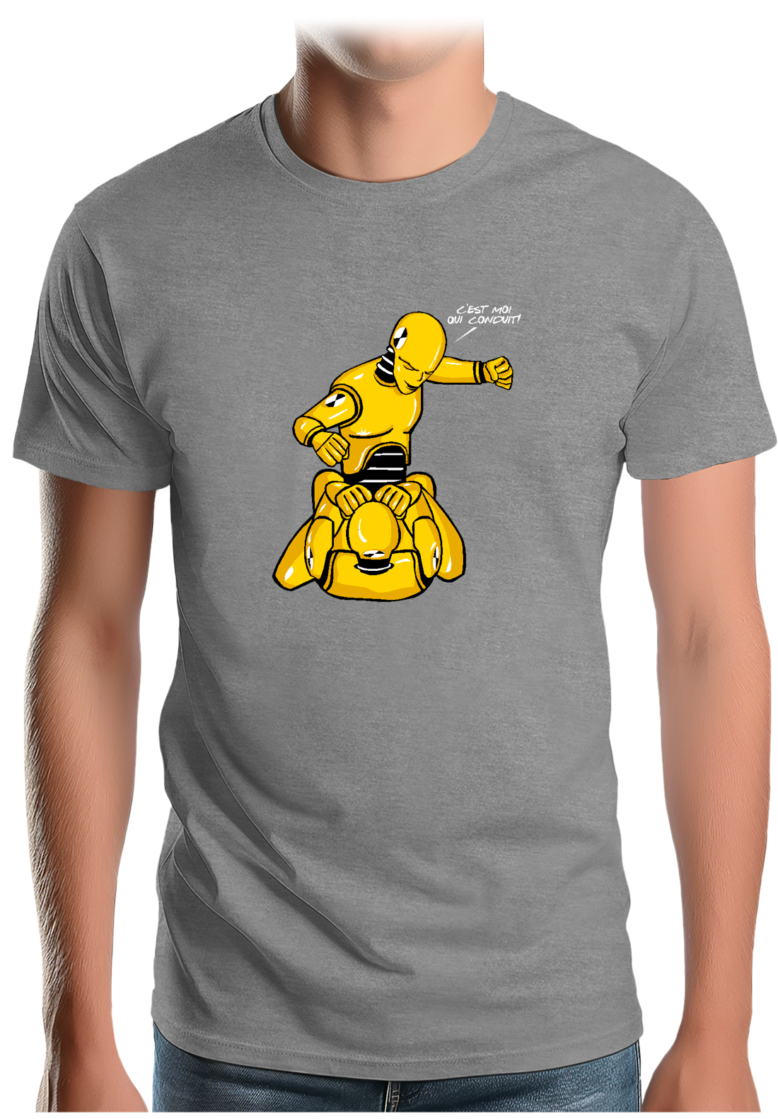 T-Shirt Homme Mannequin crash test qui conduiras