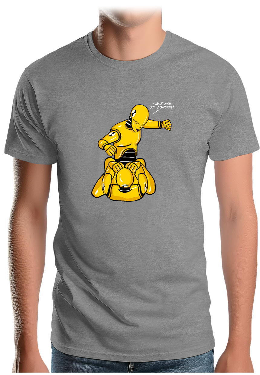 T-Shirt Homme Mannequin crash test de voiture