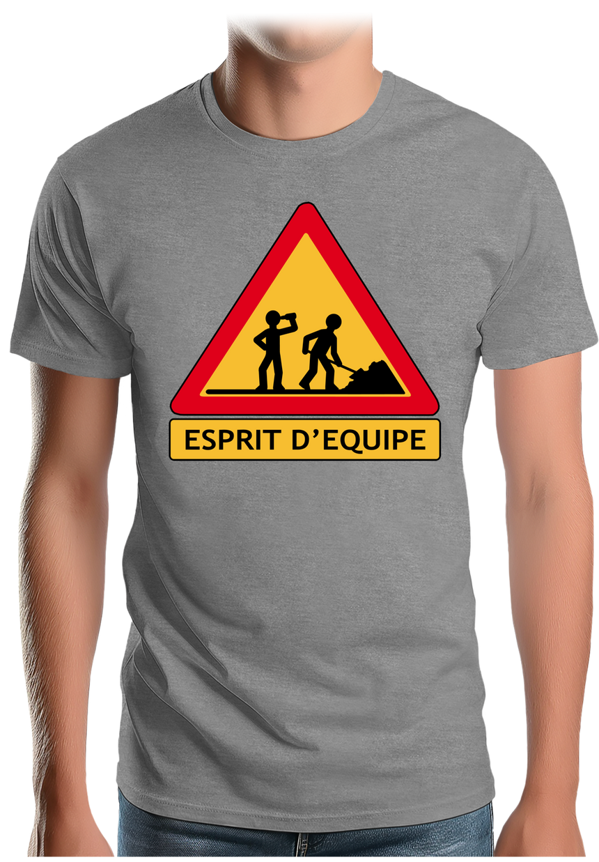 T-Shirt Homme Esprit D'équipe