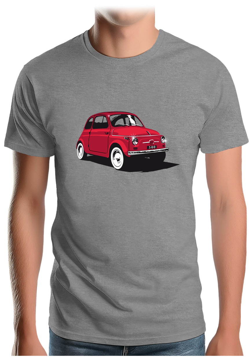 T-Shirt Homme Voiture Italienne 500 Luxe