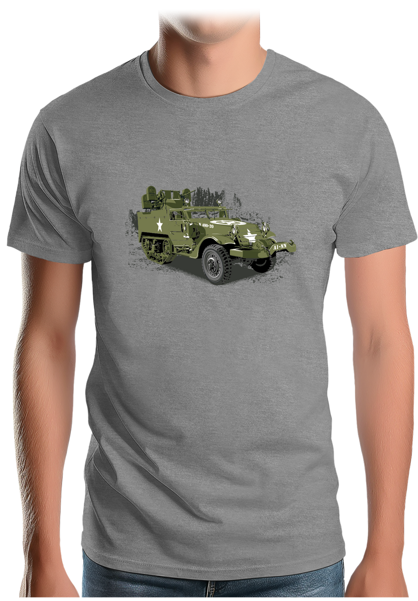 T-Shirt Homme Véhicule de militaire