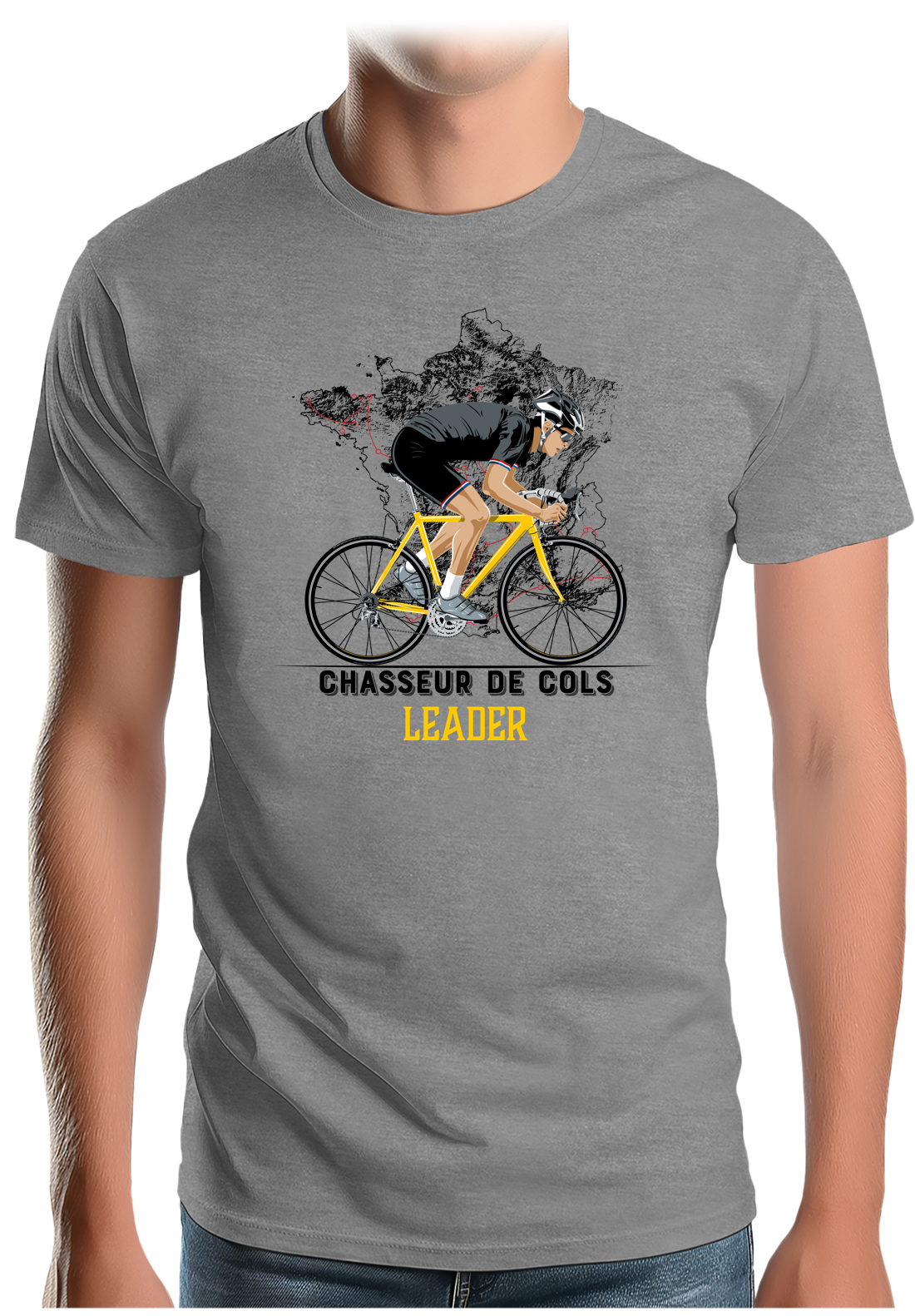 T-Shirt Homme Chasseur de Cols - Leader