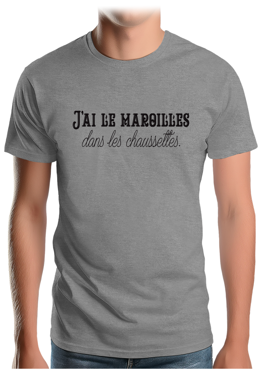 T-Shirt Homme J'ai le maroilles dans les chaussettes