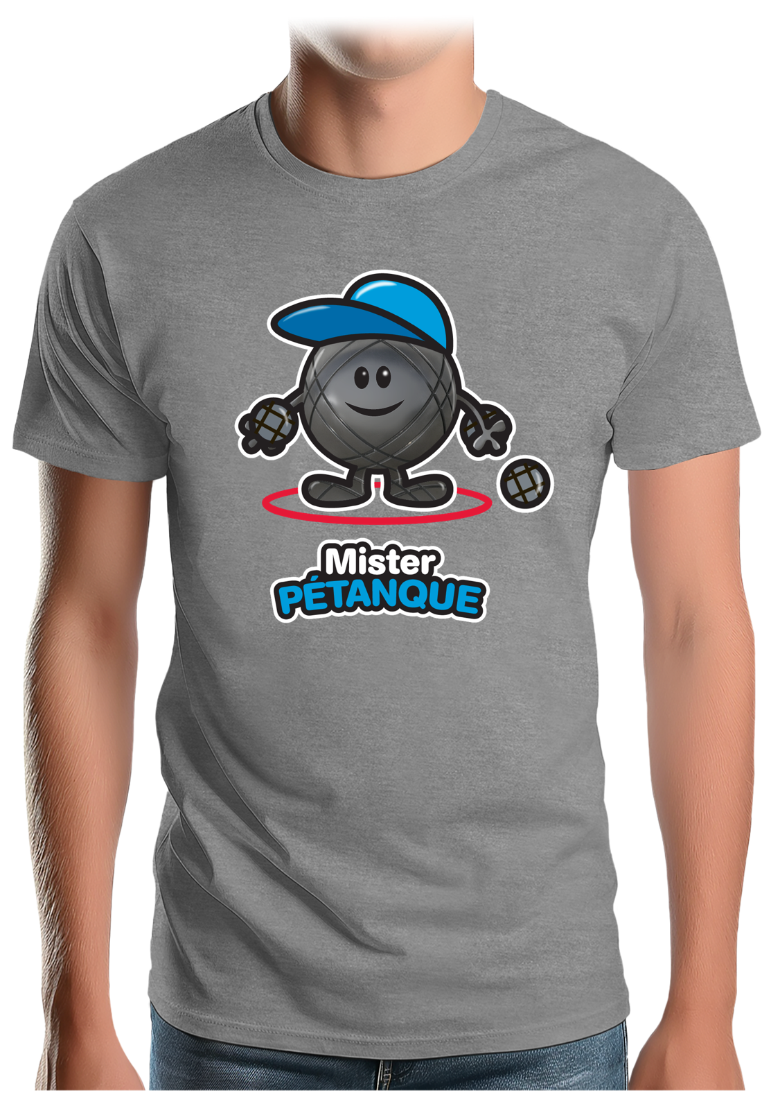 T-Shirt Homme Mister pétanque