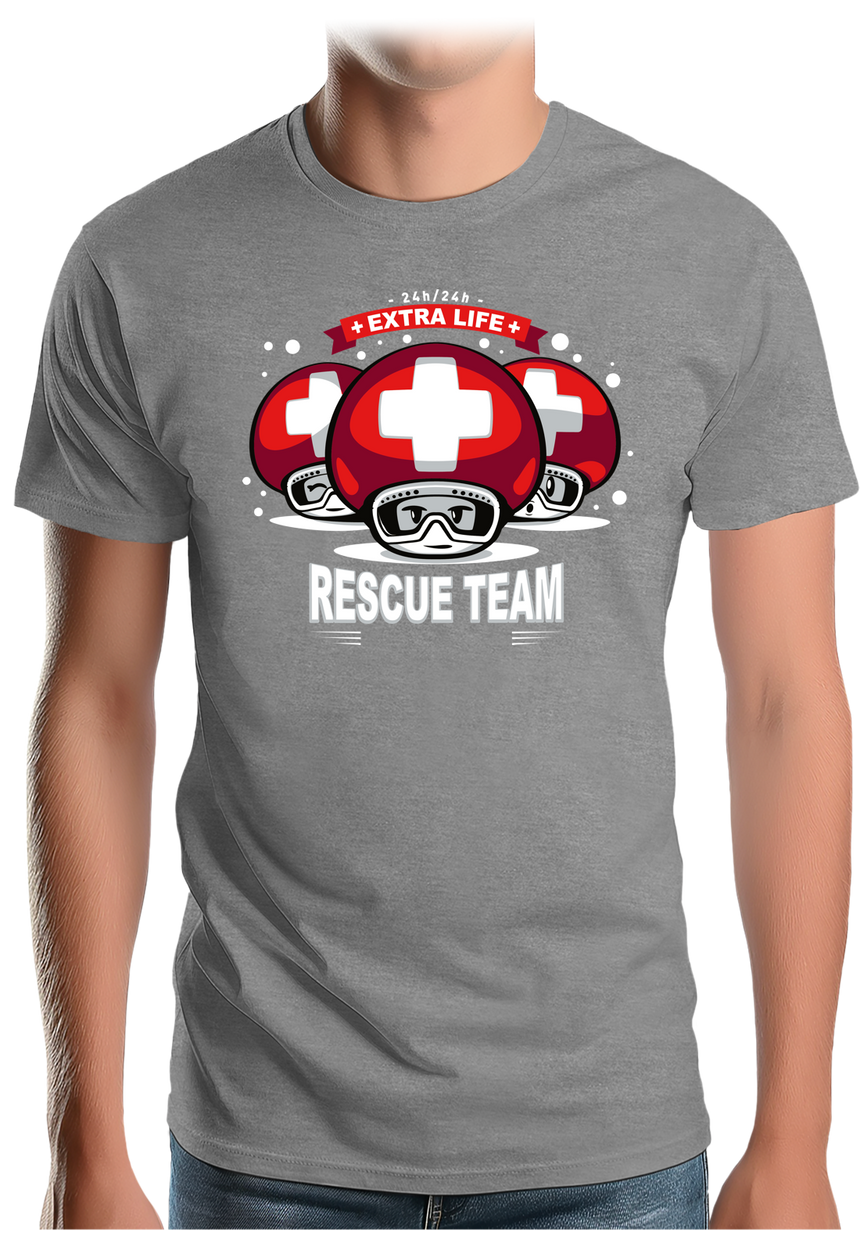 T-Shirt Homme Rescue Team jeux vidéo