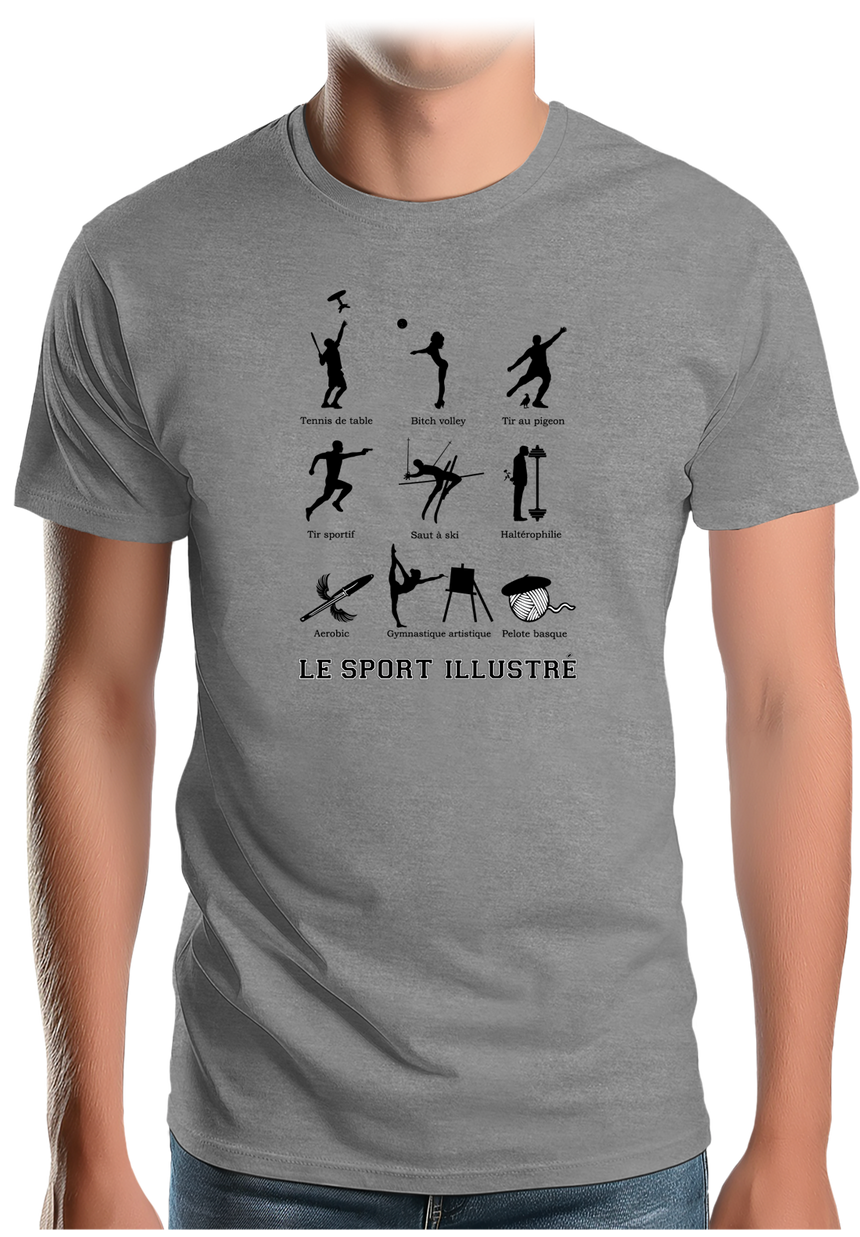 T-Shirt Homme Sport Illustré