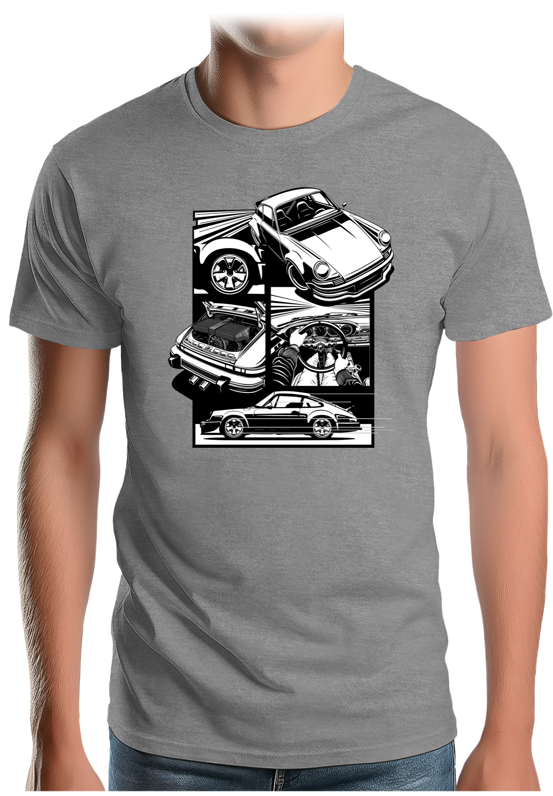 T-Shirt Homme 930 TURBO BANDE DESSINÉ