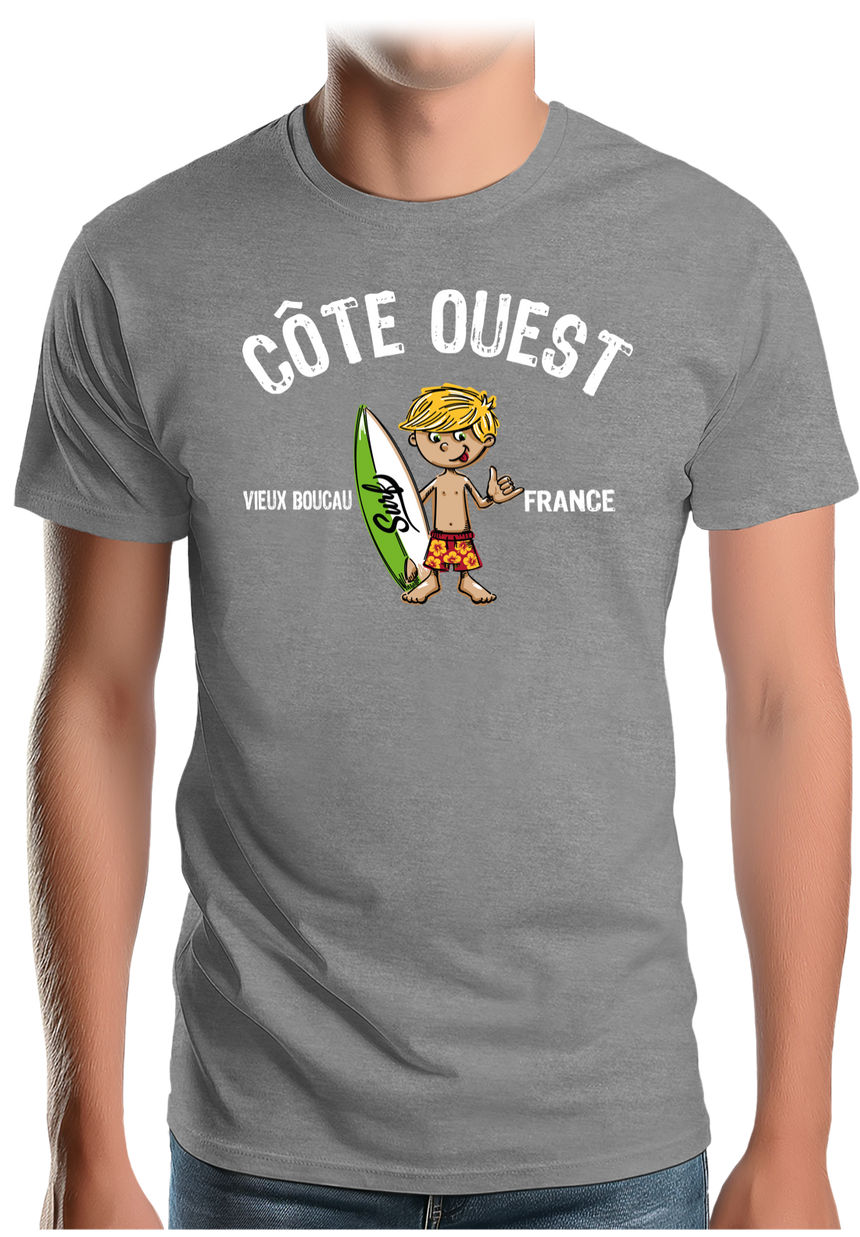 T-Shirt Homme Petit surfeur personnalisé