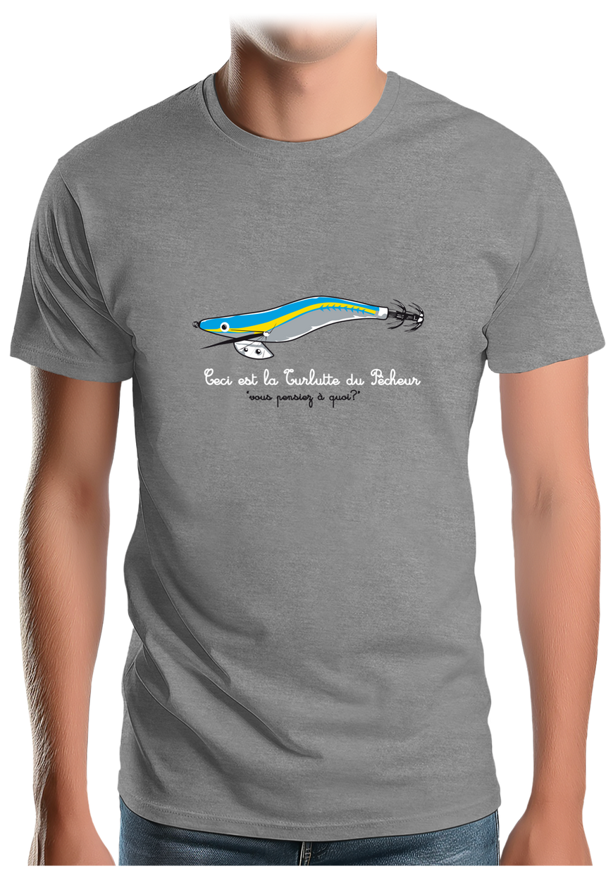 T-Shirt Homme Turlutte du Pêcheur