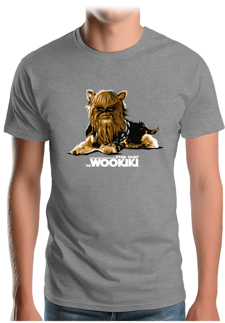 T-Shirt Homme Star ouaf, the Wookiki le chien