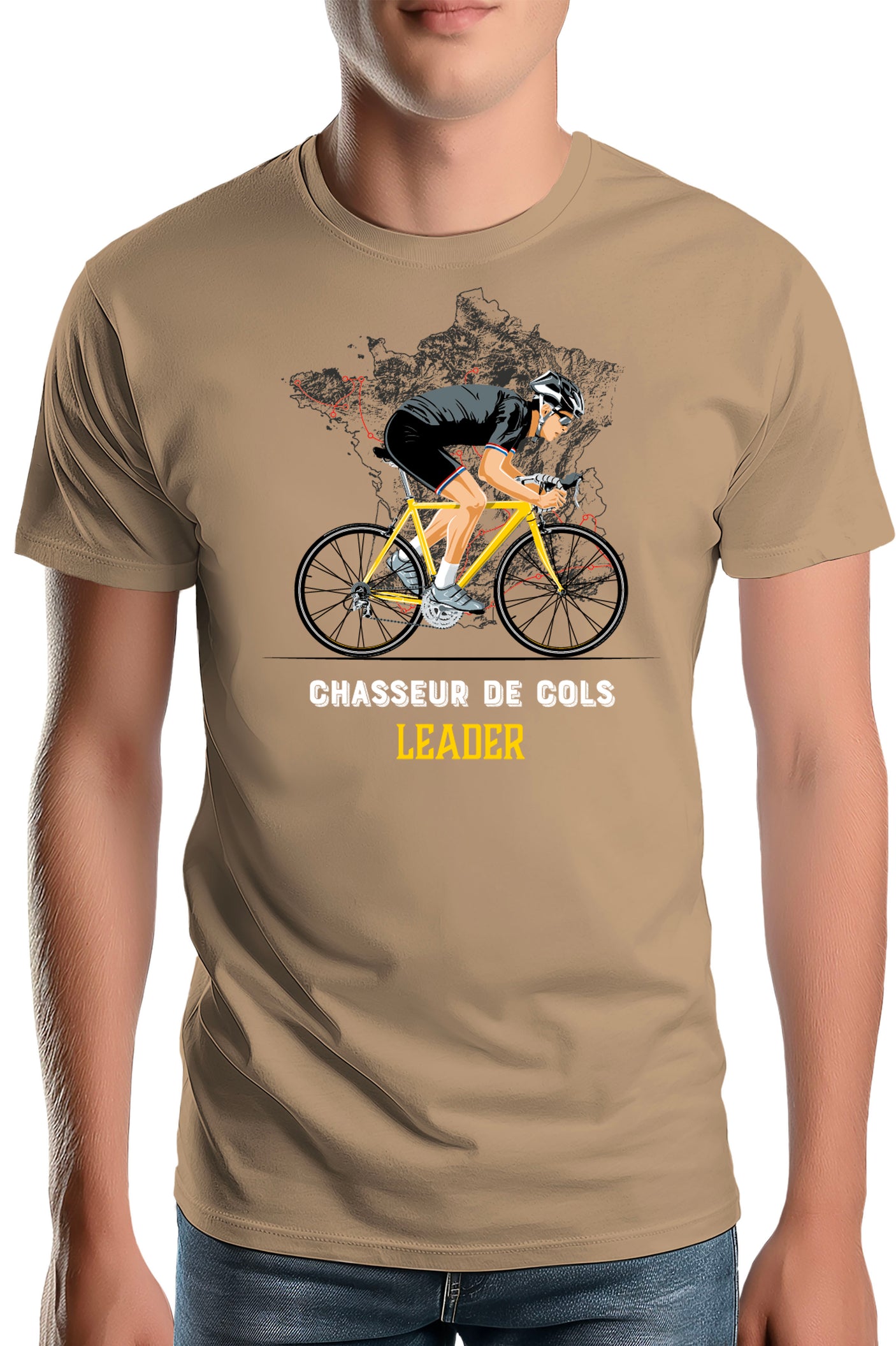 T-Shirt Homme Le maillot jaune leader