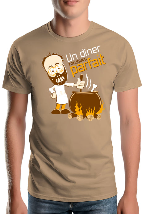 T-Shirt Homme Un Diner Toujours Parfait