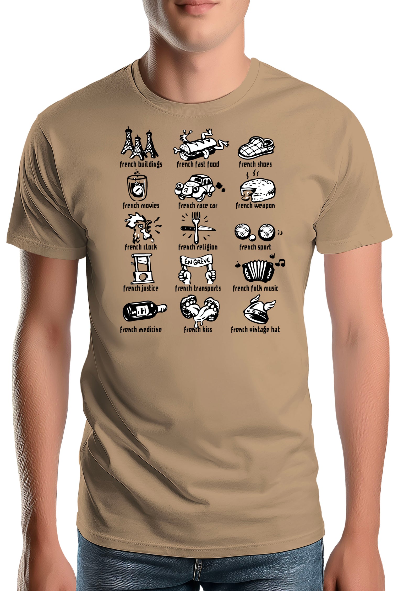 T-Shirt Homme French Symbol