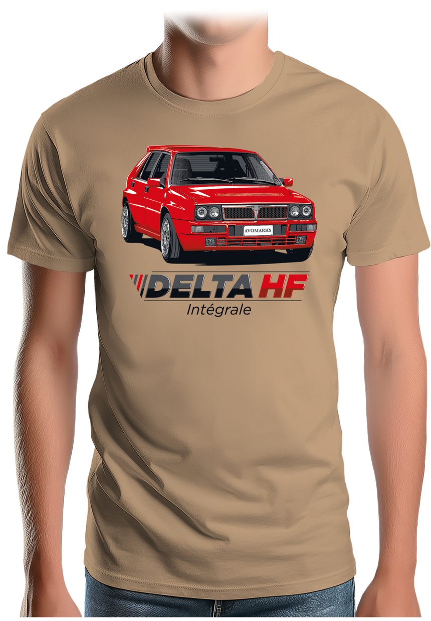 T-Shirt Homme Voiture Delta HF intégrale