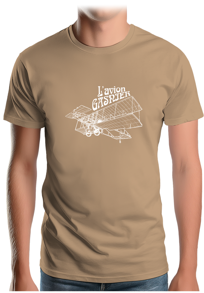 T-Shirt Homme Avion Rene Gasnier