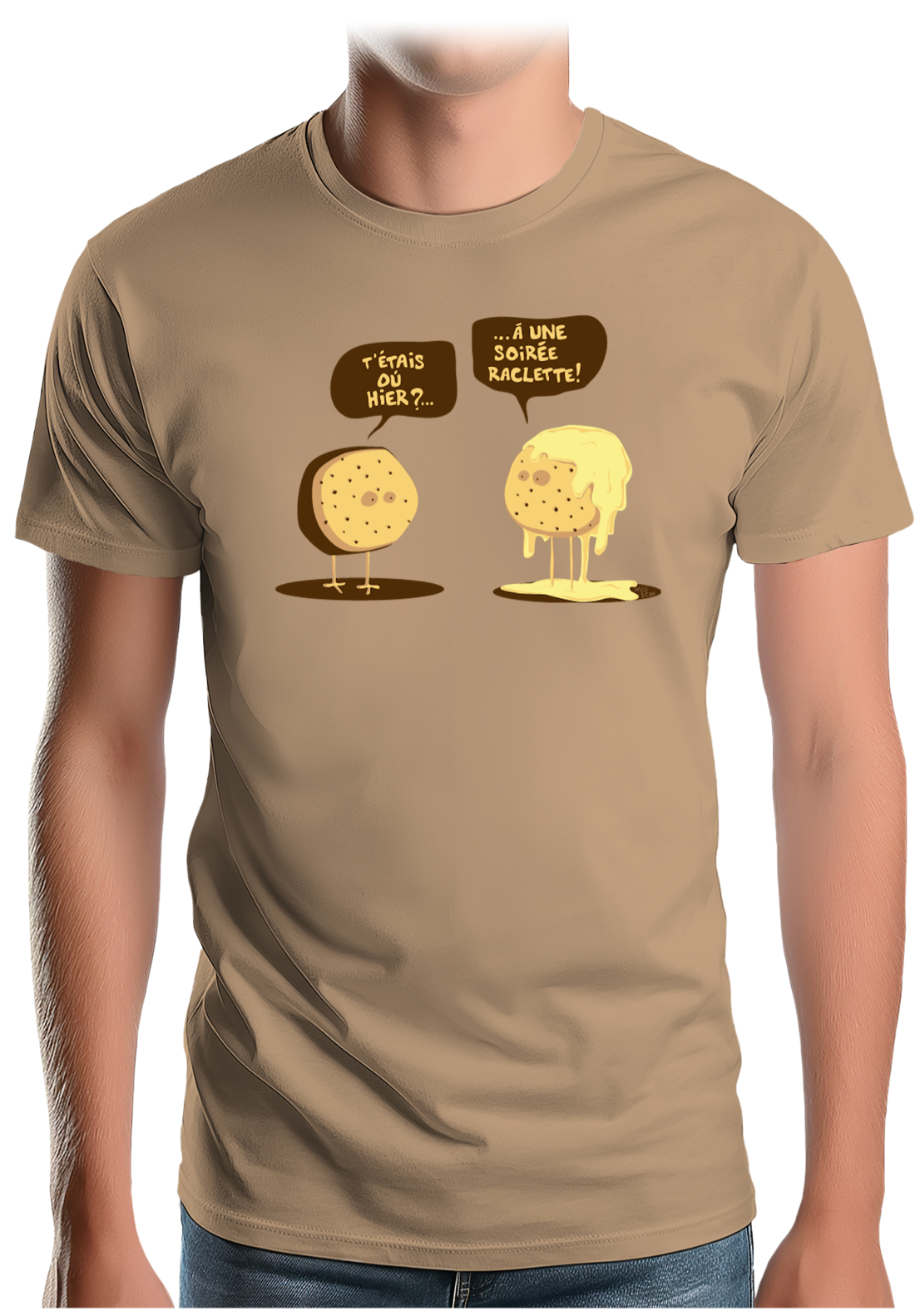 T-Shirt Homme Raclette party