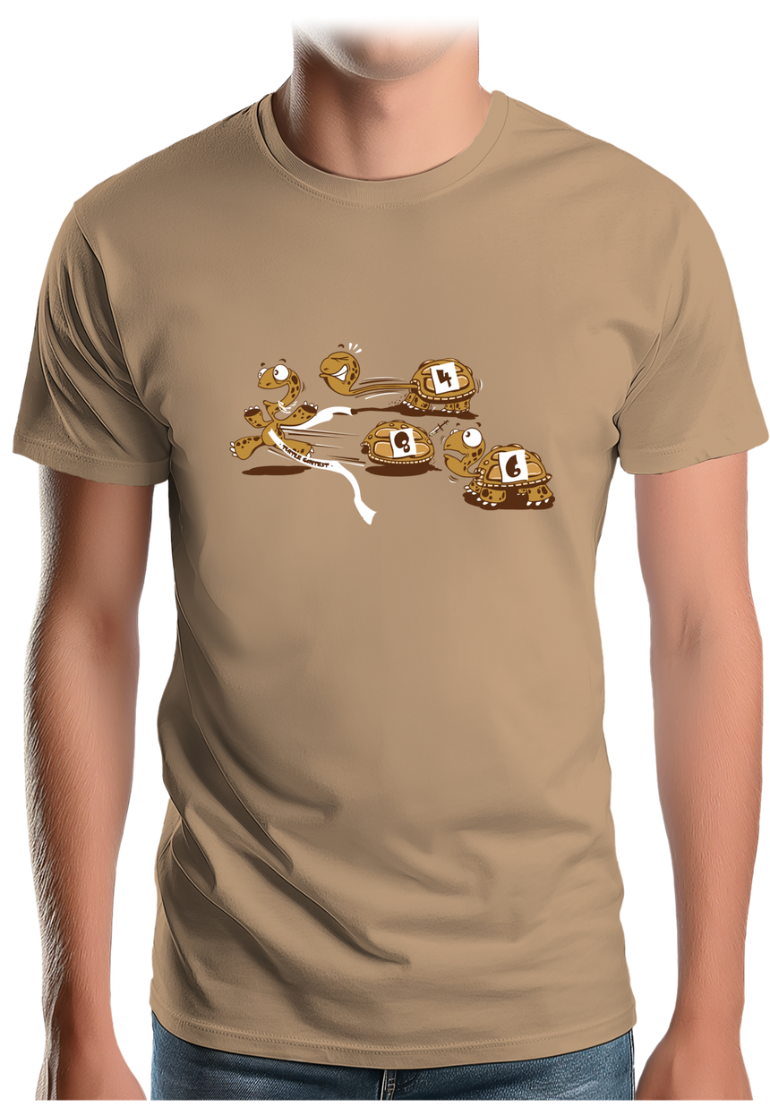 T-Shirt Homme Course de tortues