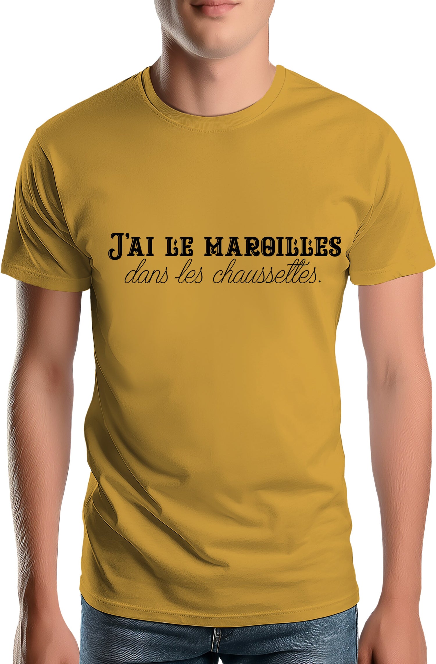 T-Shirt Homme J'ai le maroilles dans les chaussettes