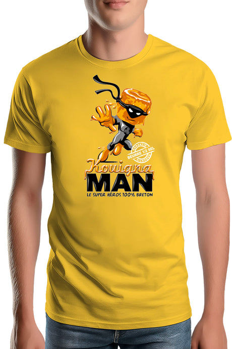 T-Shirt Homme Kouignaman Hero breton