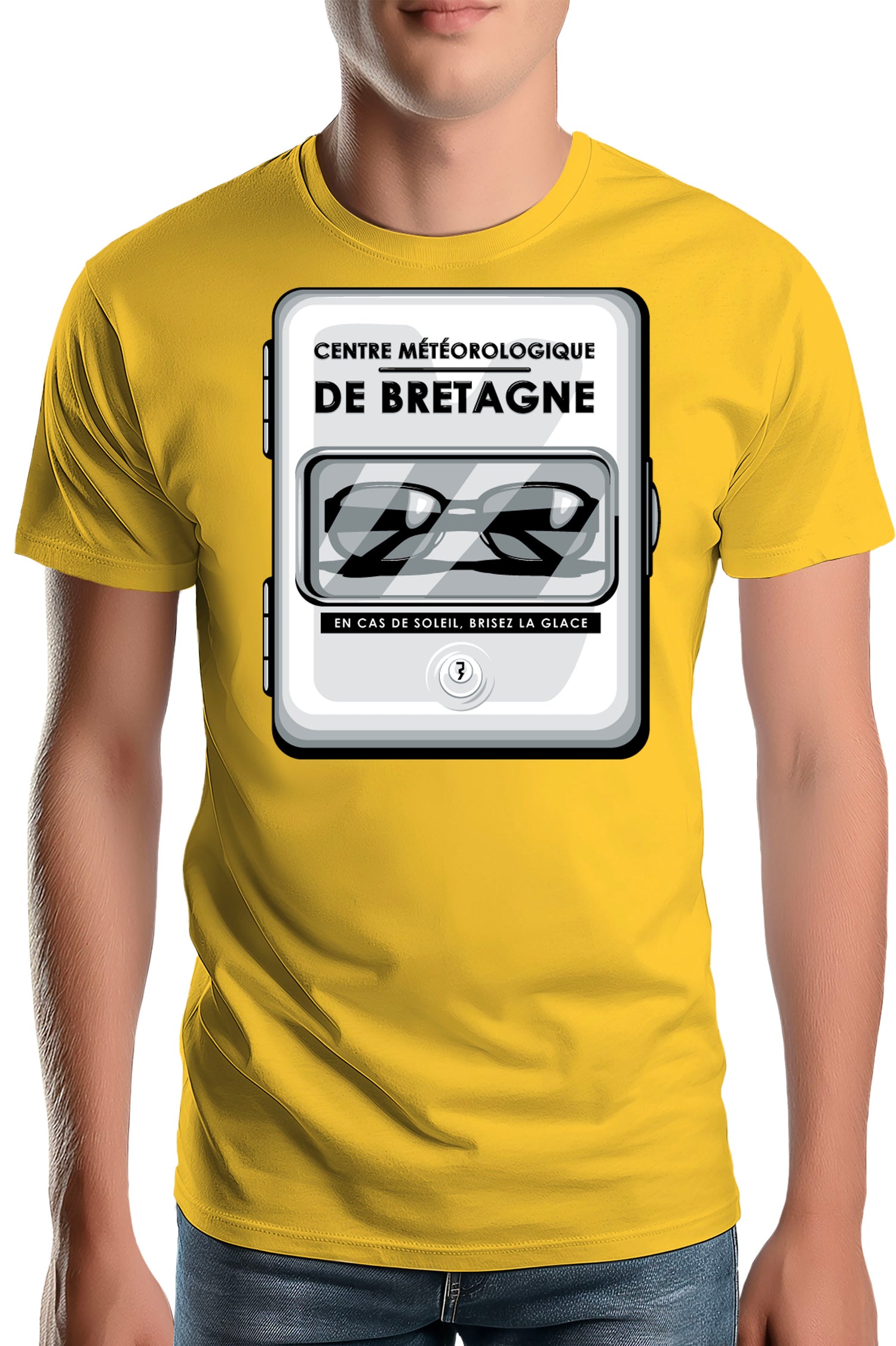 T-Shirt Homme Sun Glass Bretagne Lunette