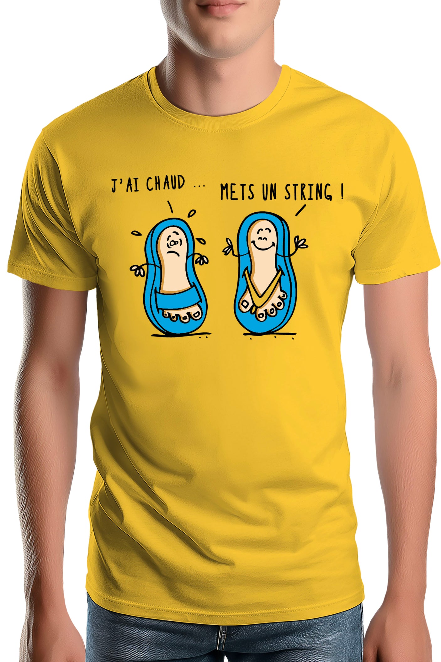 T-Shirt Homme Tong String