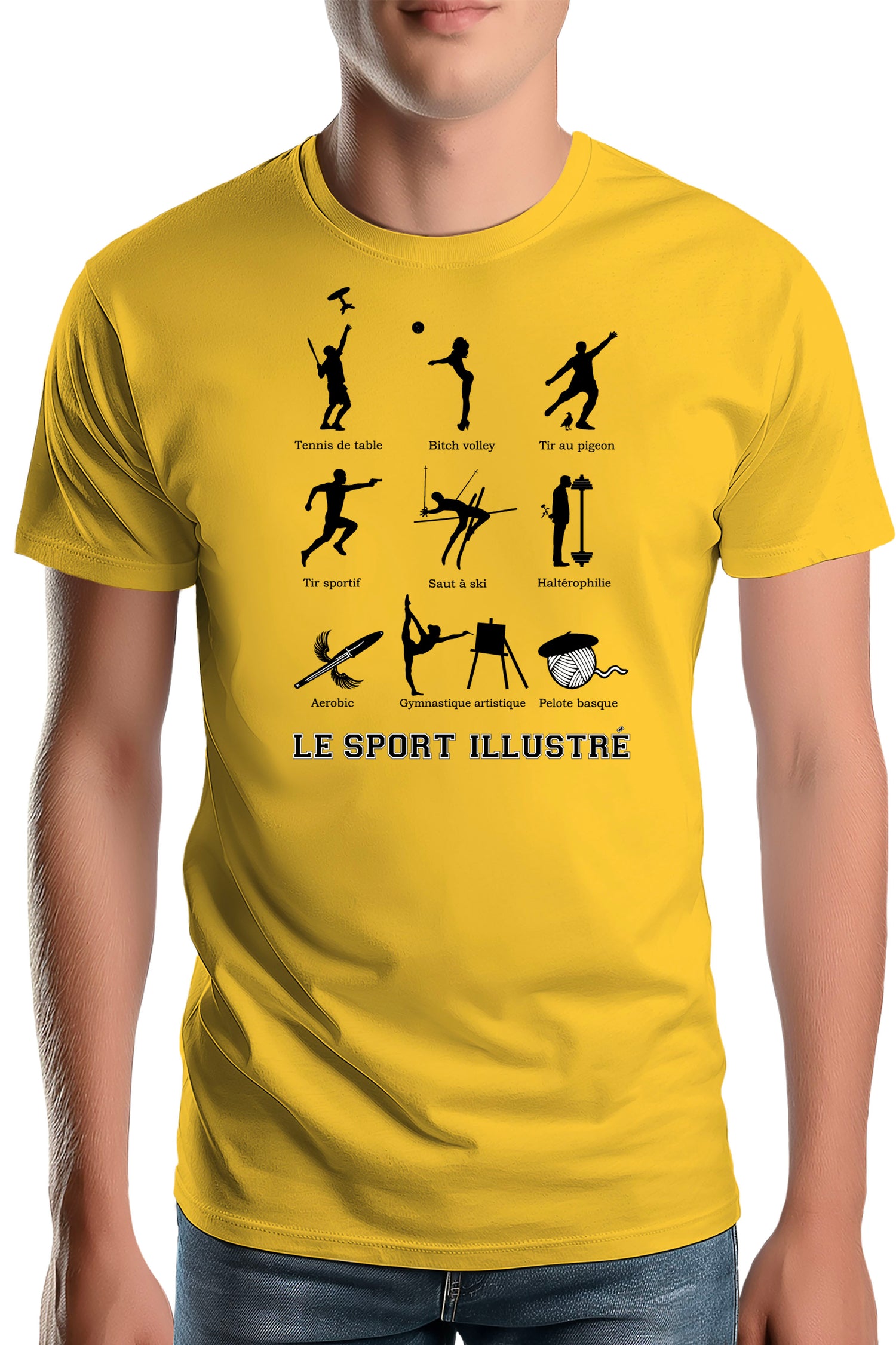 T-Shirt Homme Sport Illustré