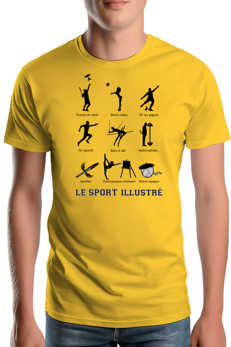T-Shirt Homme Sport Illustré