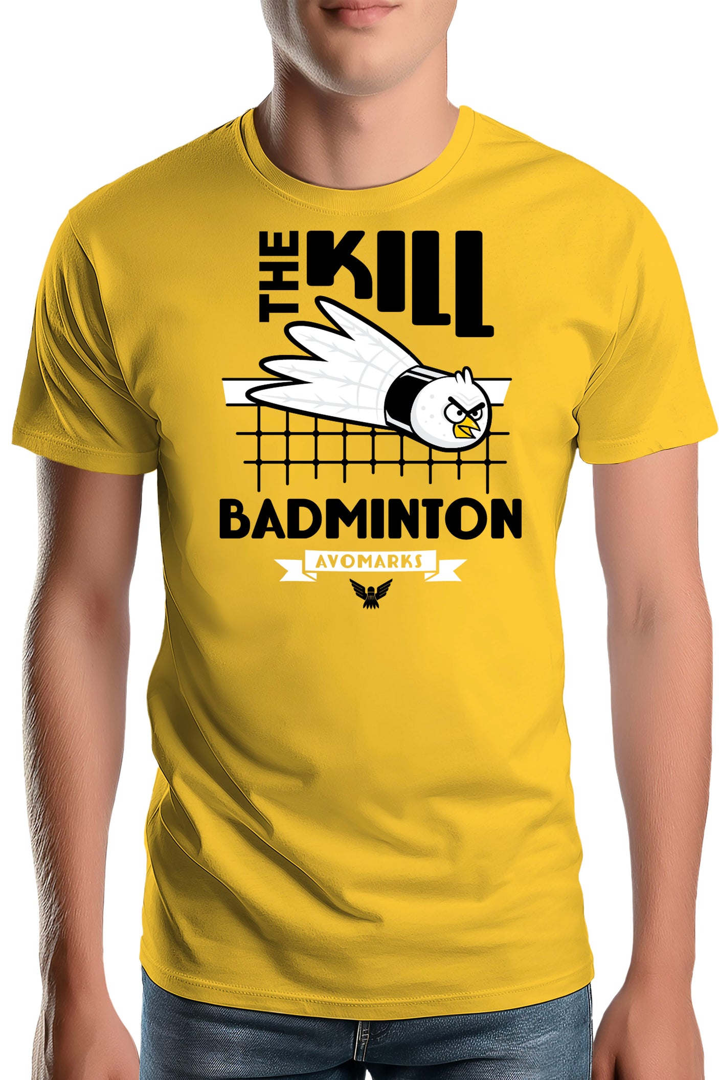 T-Shirt Homme Kill Badminton