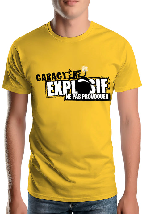 T-Shirt Homme Caractère explosif