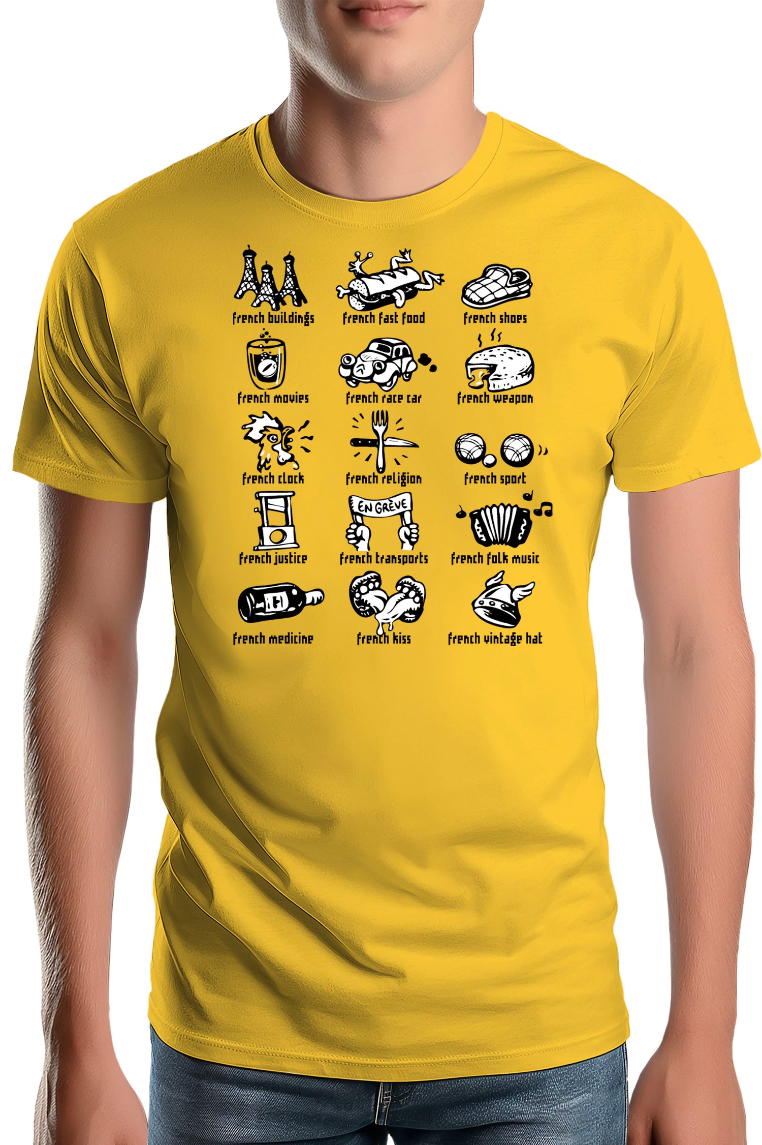 T-Shirt Homme French Symbol