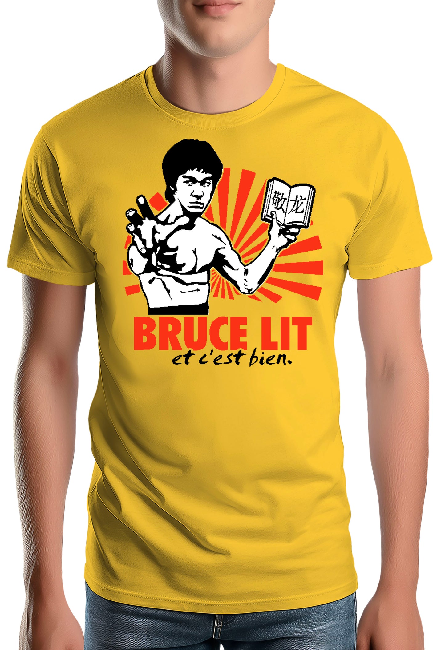 T-Shirt Homme Bruce Lit et c'est bien