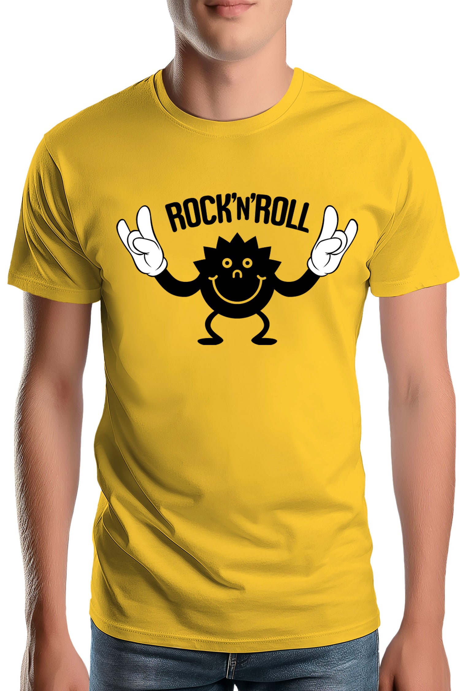 T-Shirt Homme Smile Rock'N'Roll