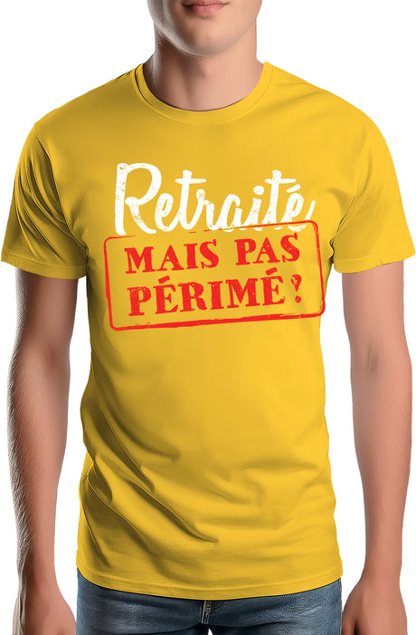 T-Shirt Homme Retraité mais pas périmé