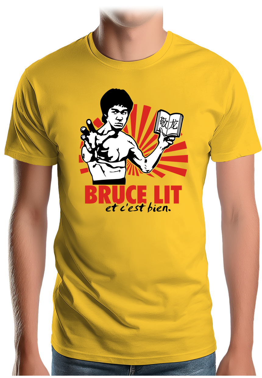 T-Shirt Homme Bruce Lit et c'est bien