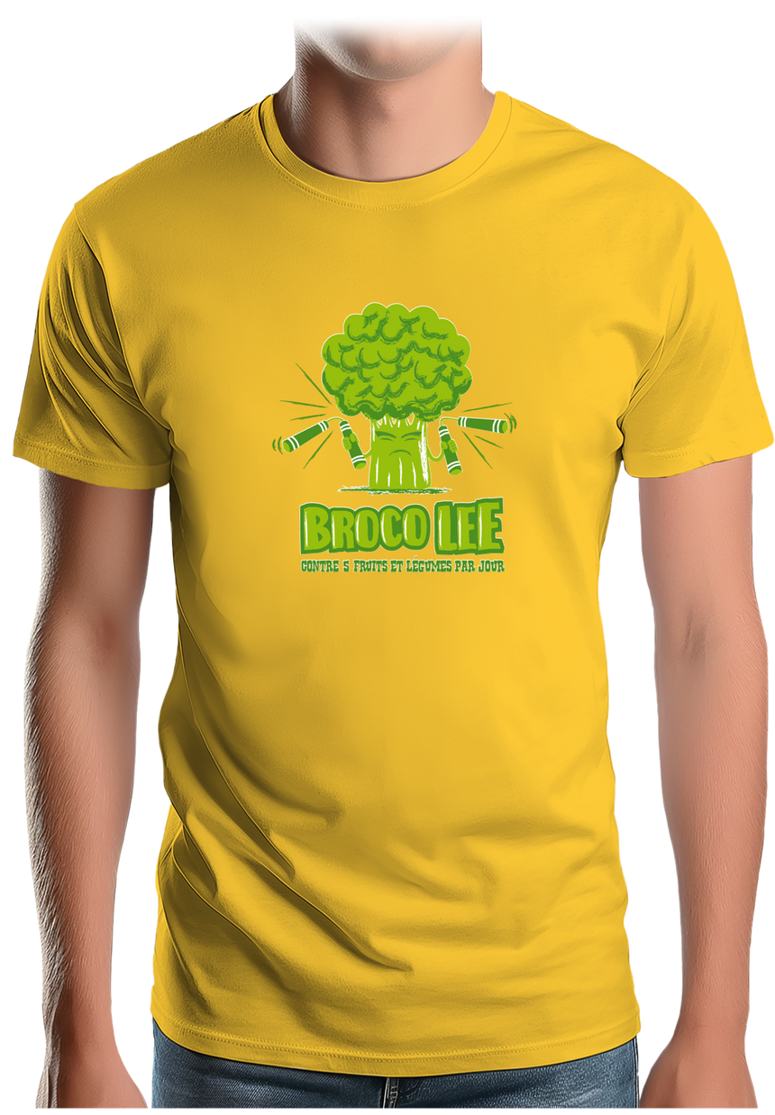 T-Shirt Homme Broco Lee contre 5 fruits et légumes