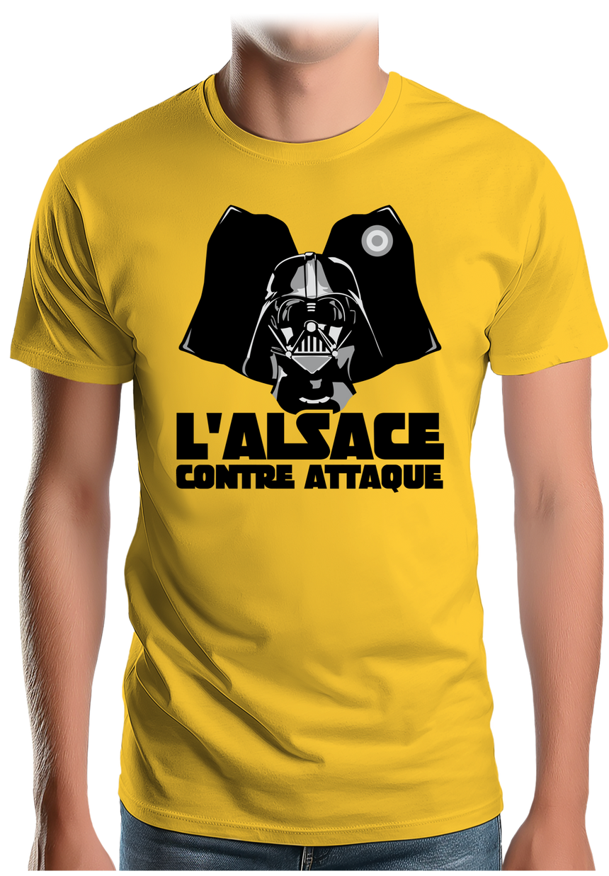 T-Shirt Homme L'Alsace contre attaque