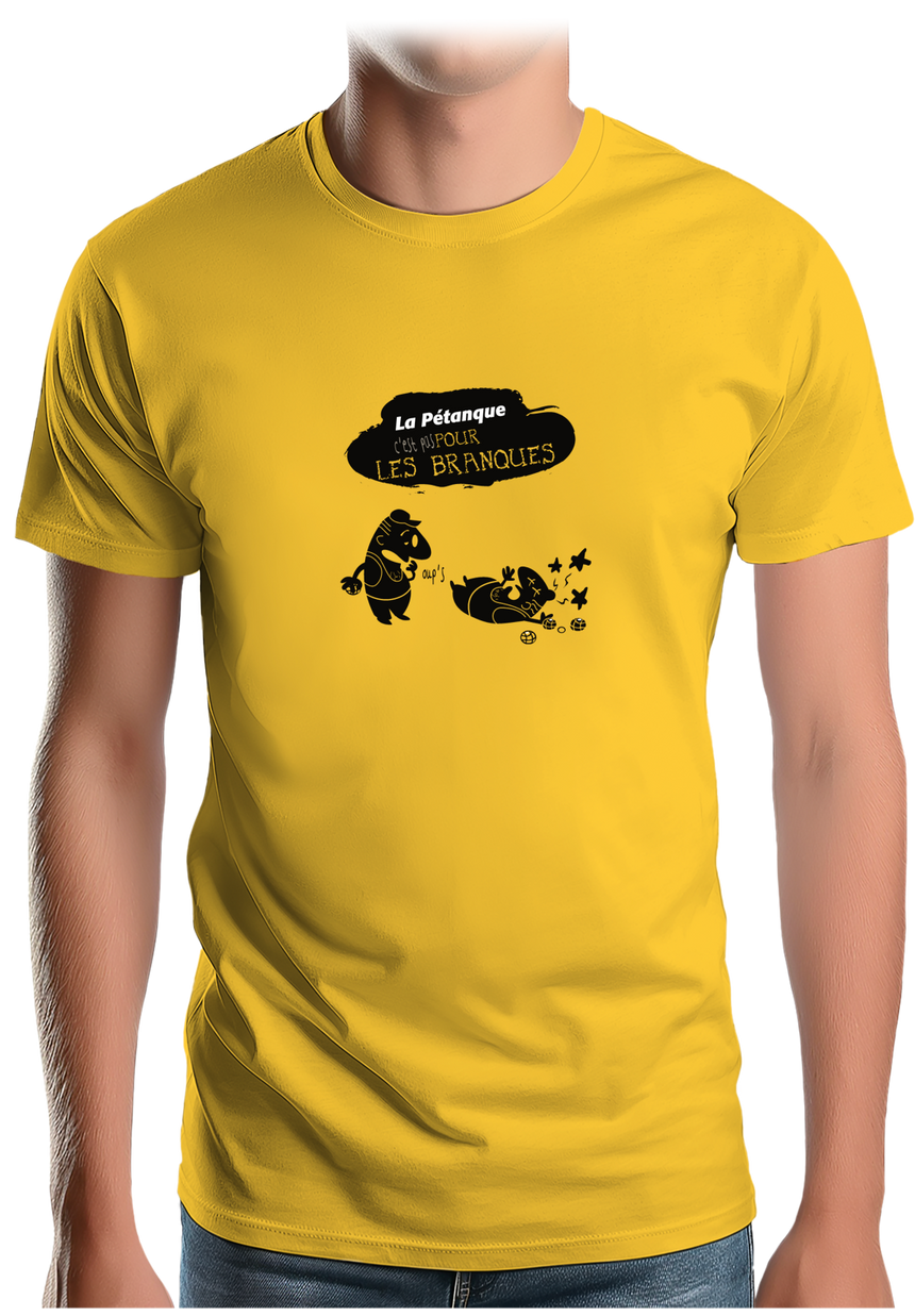 T-Shirt Homme La pétanque pas pour les nuls