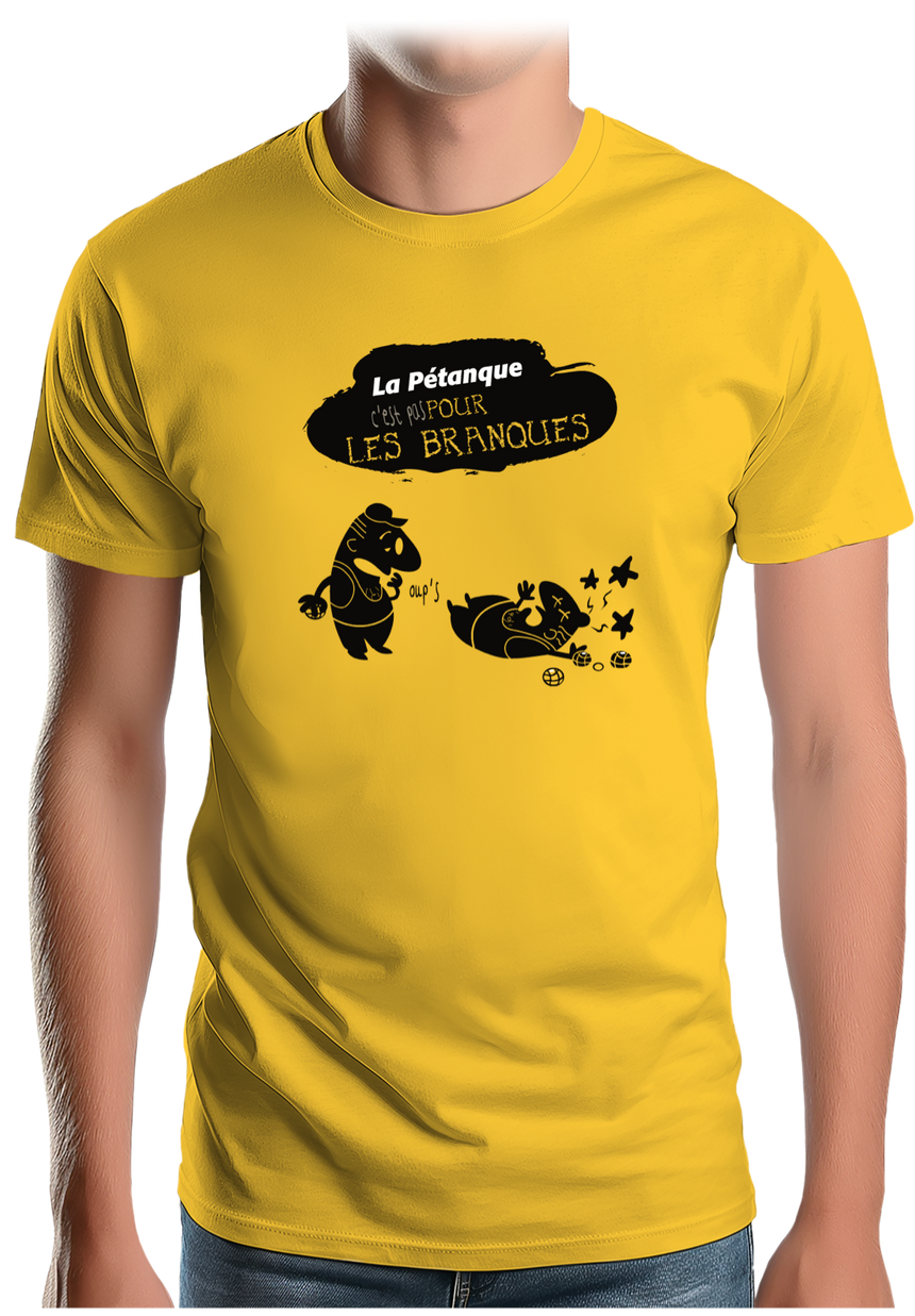 T-Shirt Homme La pétanque pas pour les nuls