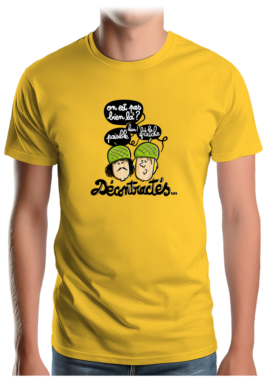T-Shirt Homme Glands Décontractés