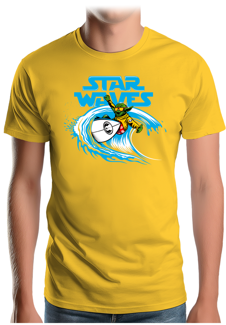 T-Shirt Homme Star waves surf