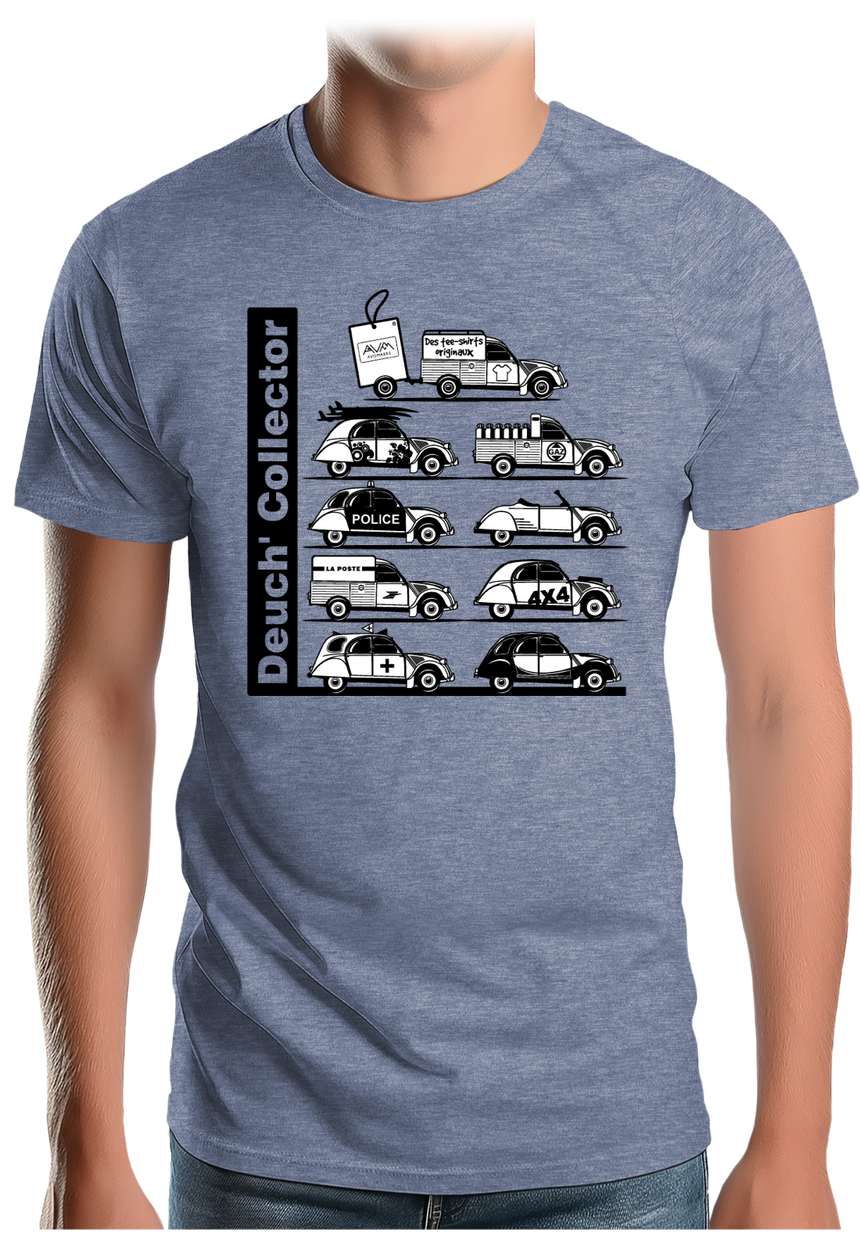 T-Shirt Homme Voiture 2CV Collector