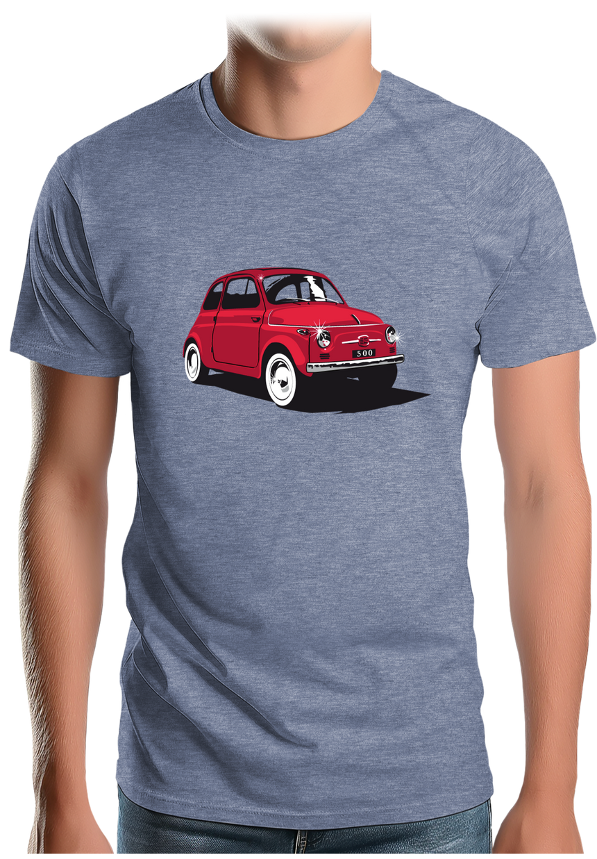 T-Shirt Homme Voiture Italienne 500 Luxe