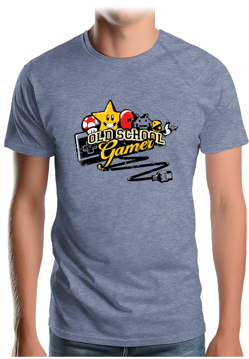 T-Shirt Homme Old School Gamer Vintage