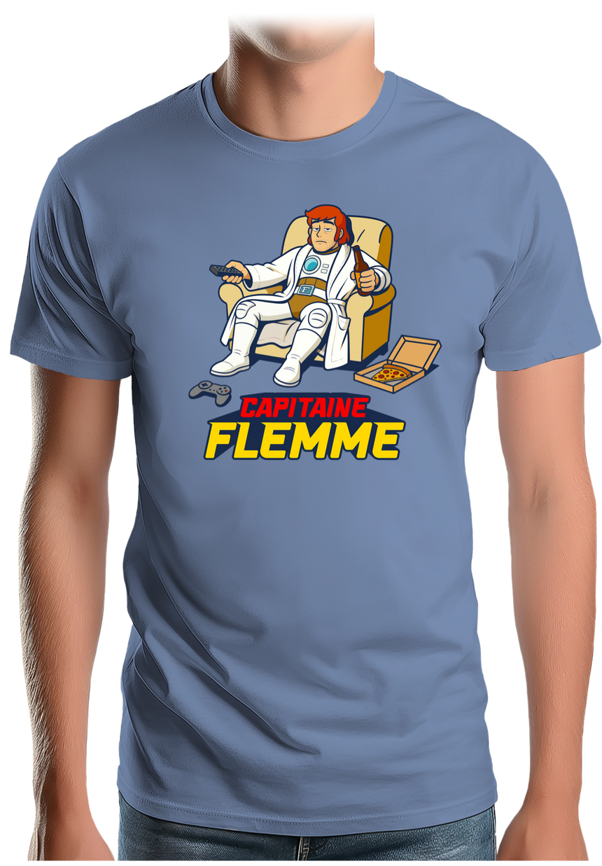 T-Shirt Homme Capitaine Flemme