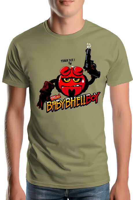 T-Shirt Homme Baby Hell boy fromage à déguster