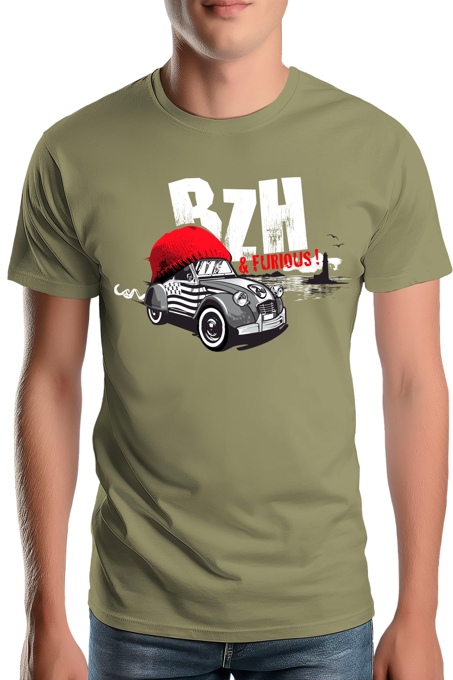 T-Shirt Homme La deuch de Bretagne